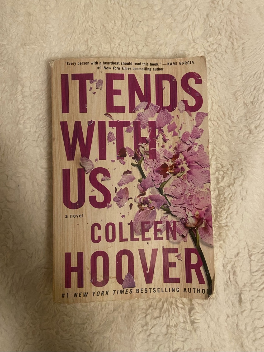 It Ends With Us Paperback Book - Pink Cover